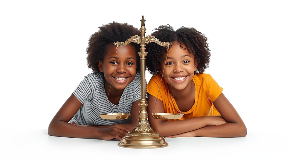 happy ugandan girl with flute