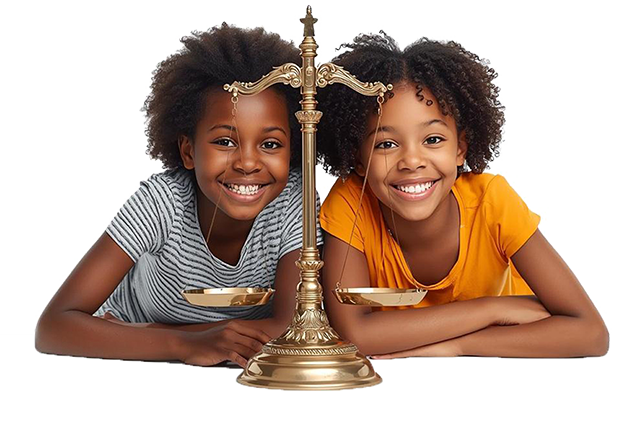 happy ugandan girl with flute